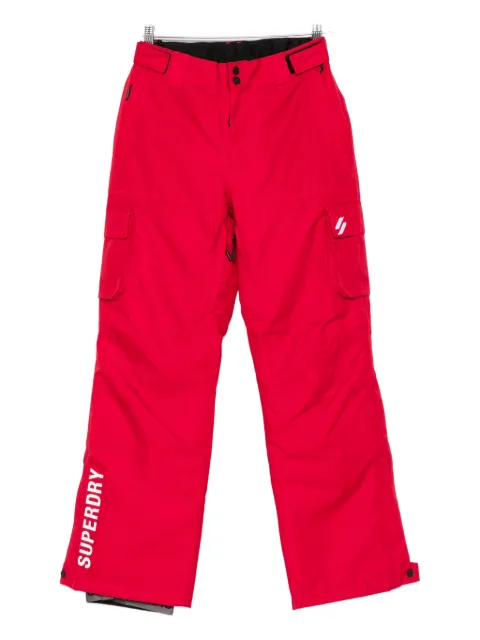 Superdry logo-print  trousers