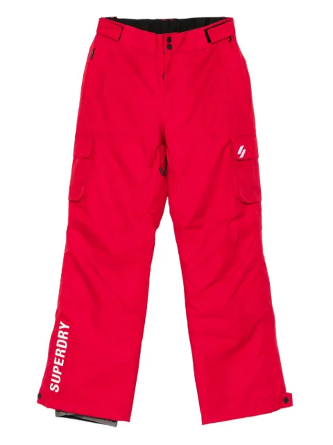 Superdry logo-print  trousers