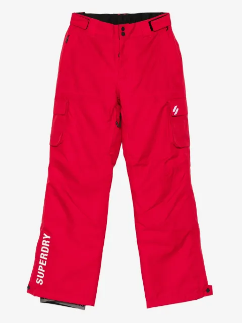 Superdry pantalon à logo imprimé