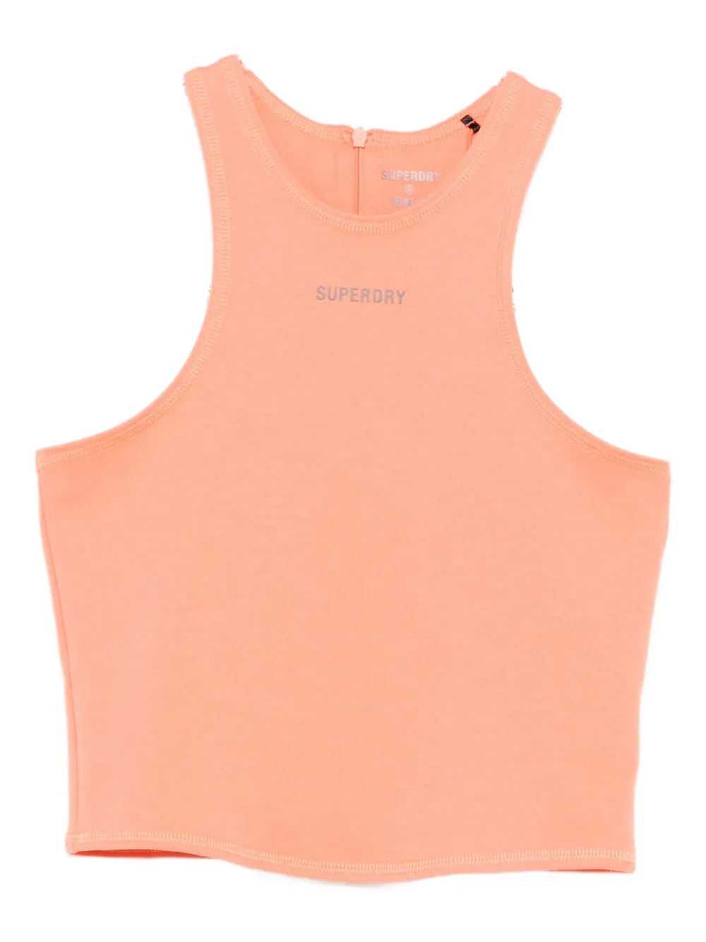 Superdry Logo-print Tank Top In Pink
