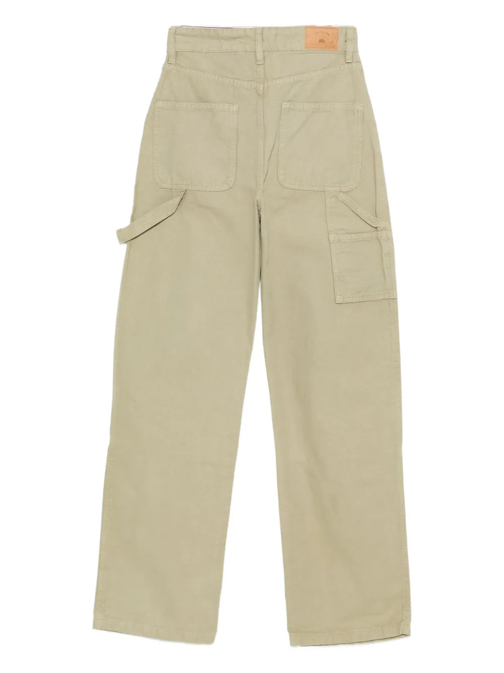 Superdry logo-patch trousers - Groen