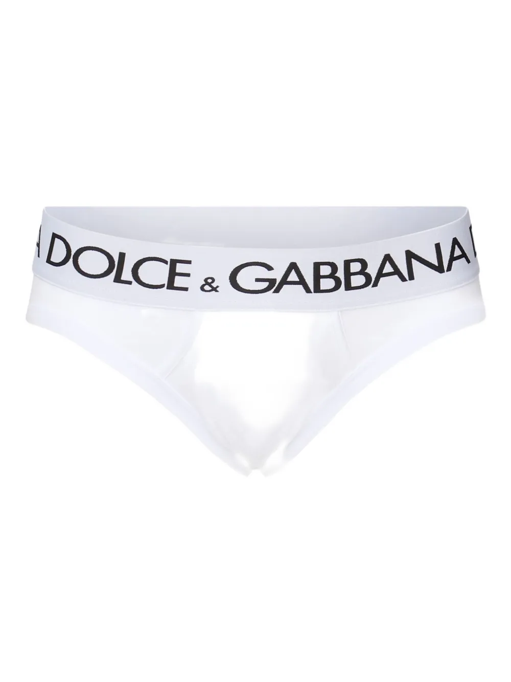 Dolce & Gabbana Medium Cotton Briefs In White