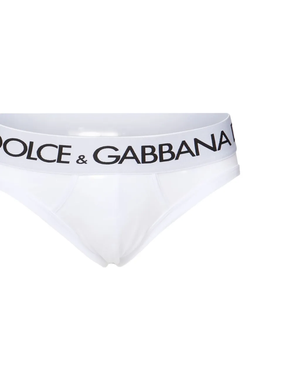 Dolce & Gabbana Medium Cotton Briefs In White
