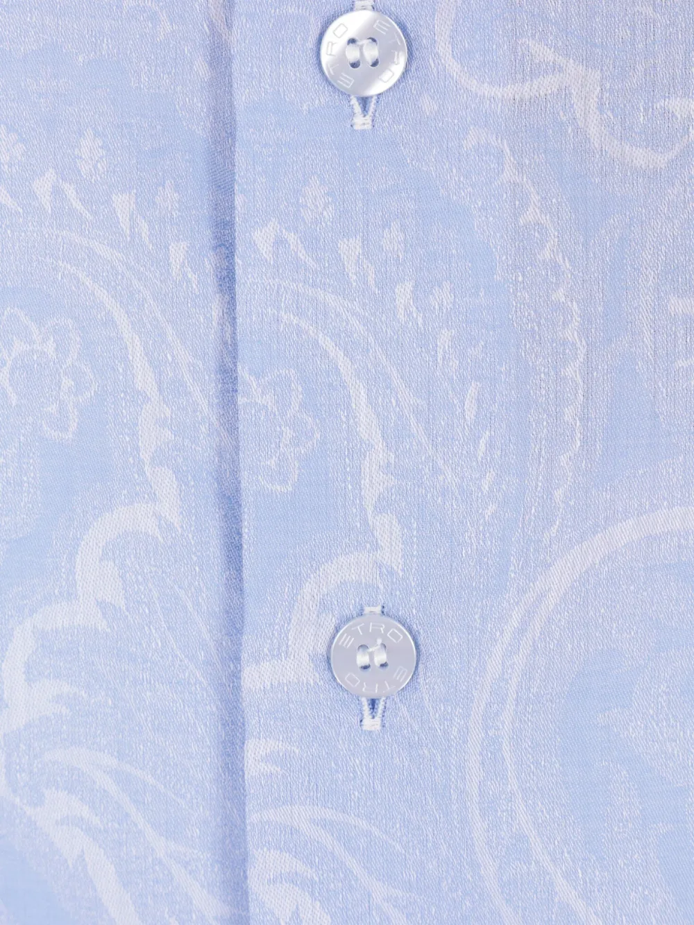 ETRO Overhemd met paisley-jacquard Blauw