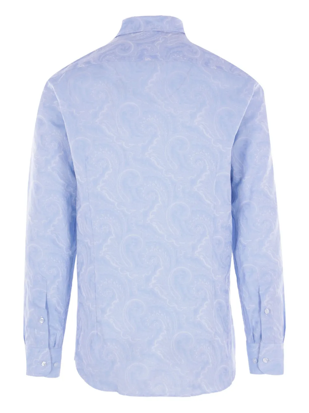 ETRO paisley-jacquard shirt - Blauw