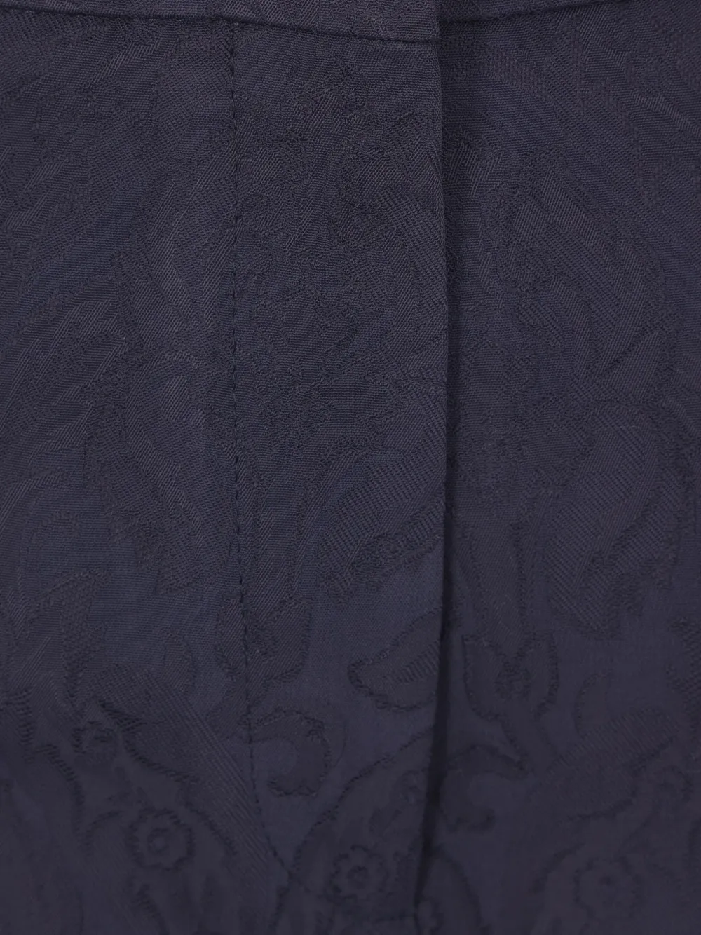 Etro Women Paisley Print Pants In Purple