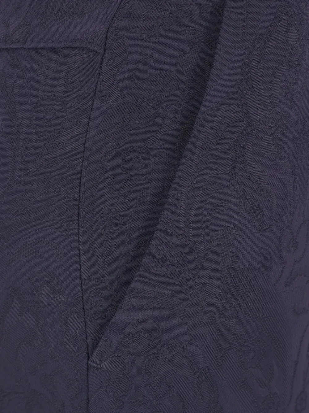 Etro Women Paisley Print Pants In Purple