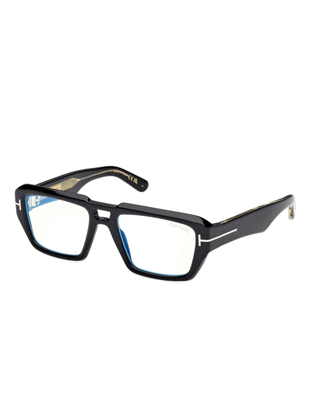 Tom Ford Square-frame Glasses In Black