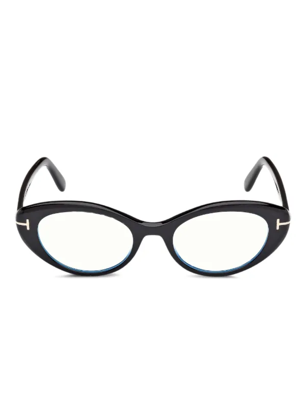 TOM FORD Eyewear キャットアイメガネフレーム | ブラック | FARFETCH JP