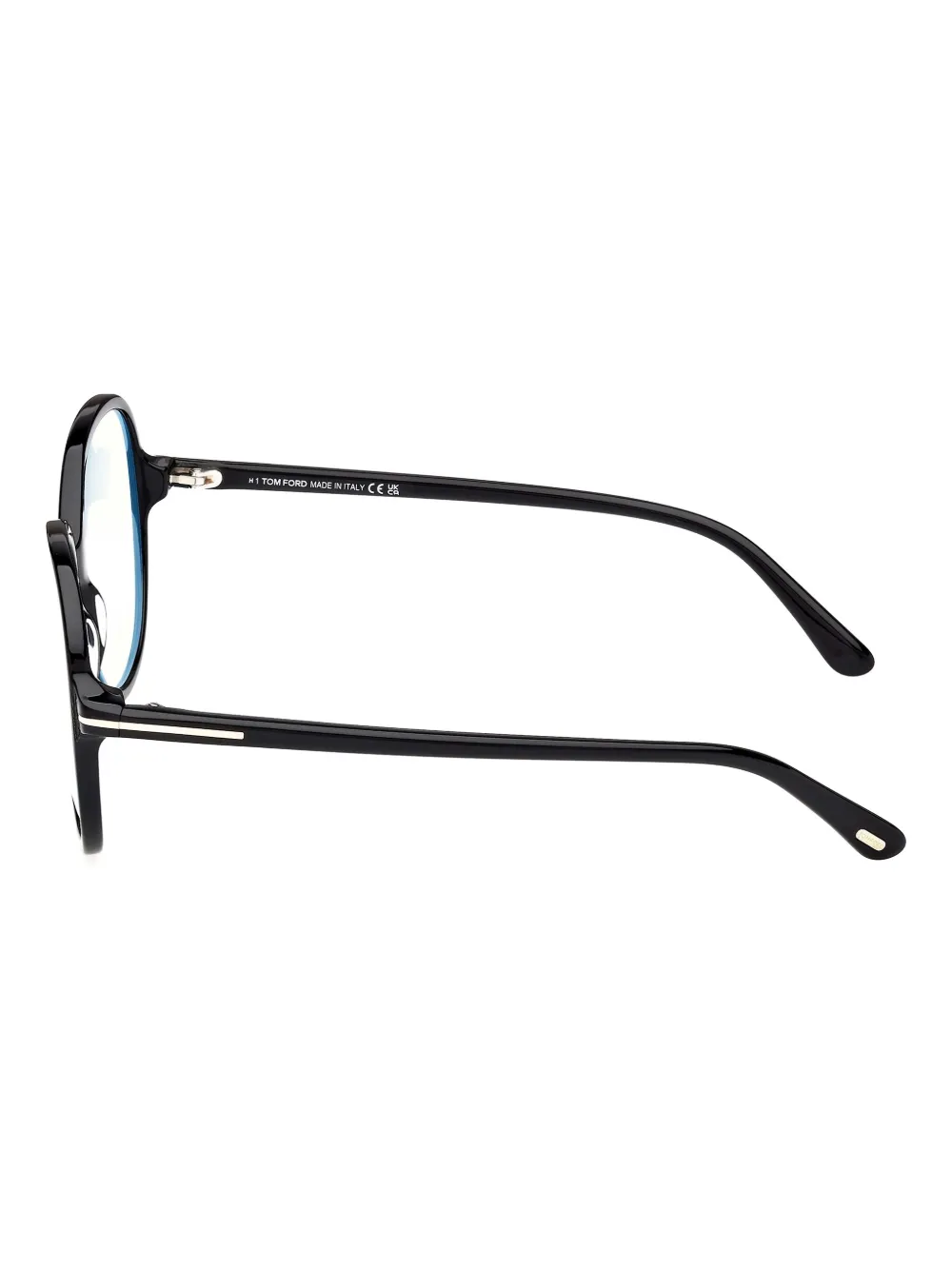 Tom Ford Round-frame Glasses In Black