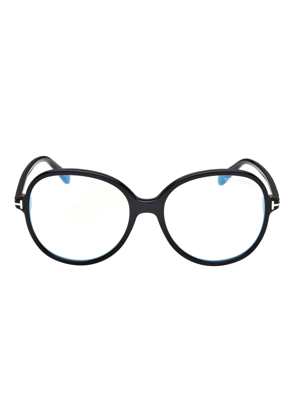 Tom Ford Round-frame Glasses In Black