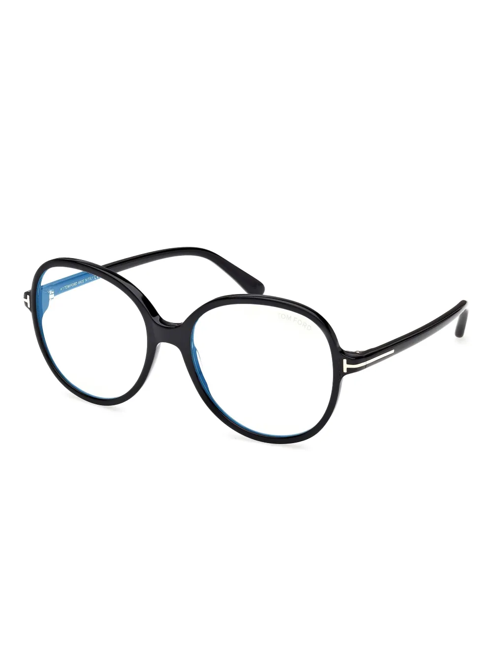 TOM FORD Eyewear Bril met rond montuur Zwart