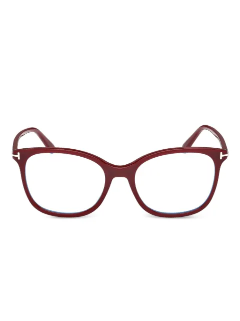 TOM FORD Eyewear hinge-detail round glasses