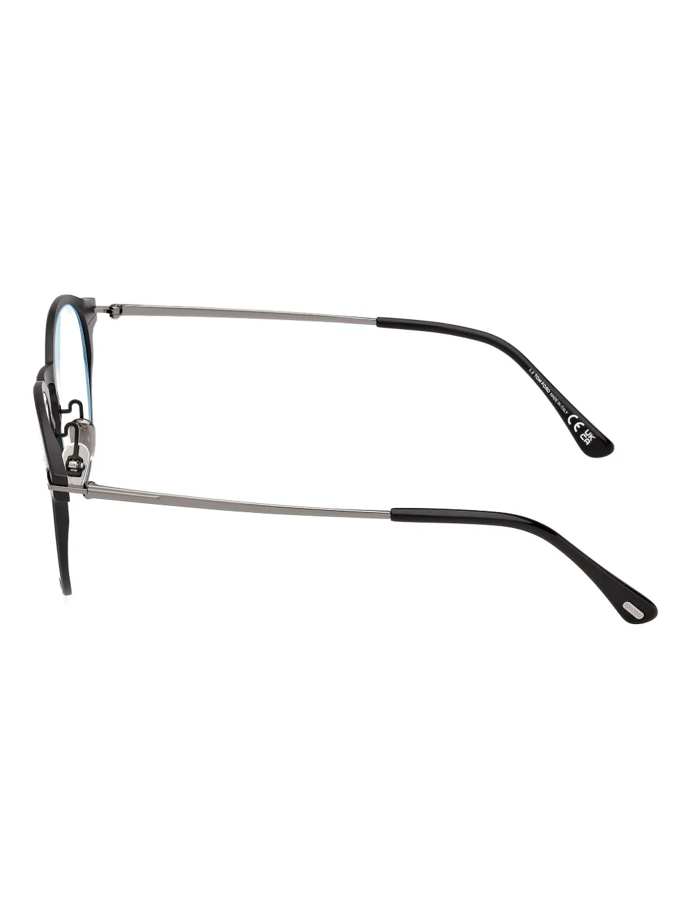 TOM FORD Eyewear Bril met rond montuur Zwart