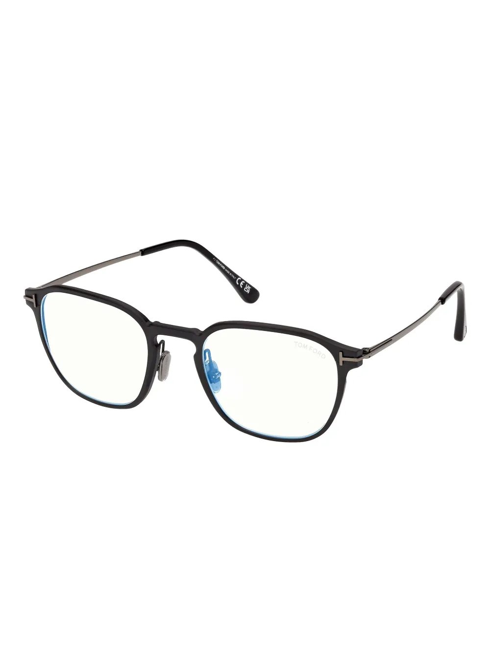 Tom Ford Round-frame Glasses In Black
