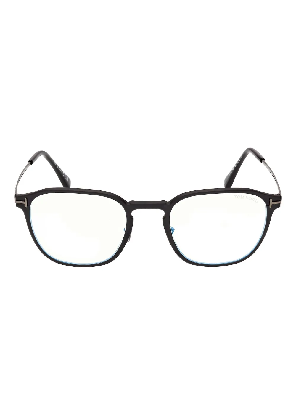Tom Ford Round-frame Glasses In Black