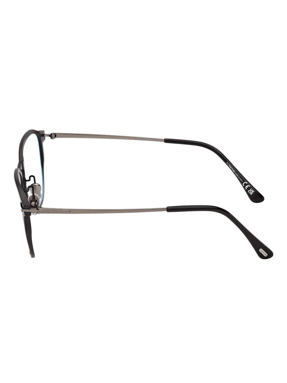 Tom Ford Round-frame Glasses In Black