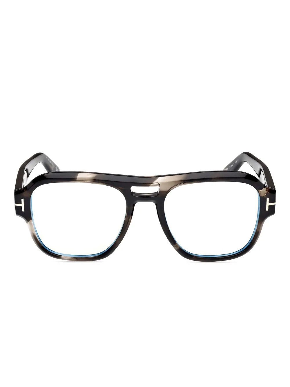 TOM FORD Eyewear round-frame glasses | Brown | Image 1