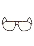 TOM FORD Eyewear pilot-frame hinge-detail glasses - 052
