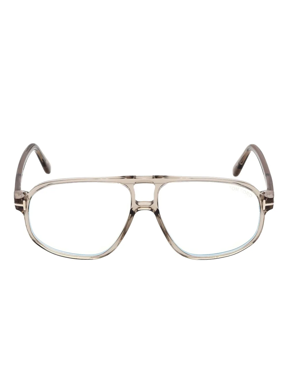 TOM FORD Eyewear hinge-detail glasses - Grigio