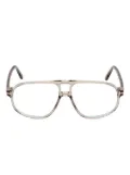 TOM FORD Eyewear hinge-detail glasses - Grey
