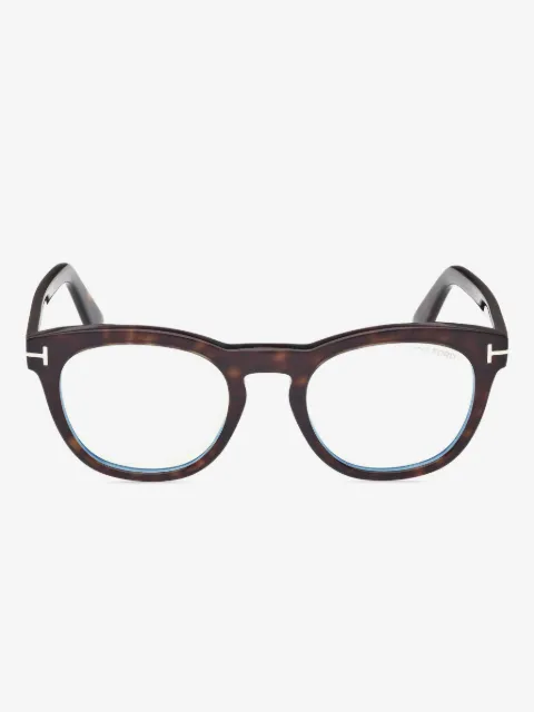 TOM FORD Eyewear hinge-detail round-frame glasses
