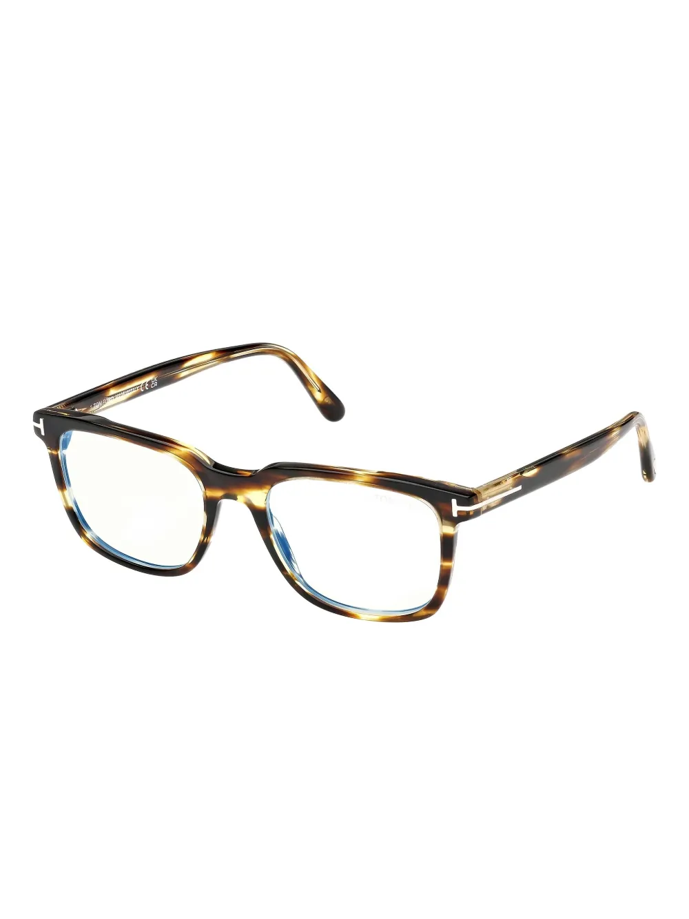 Tom Ford Square-frame Glasses In Brown