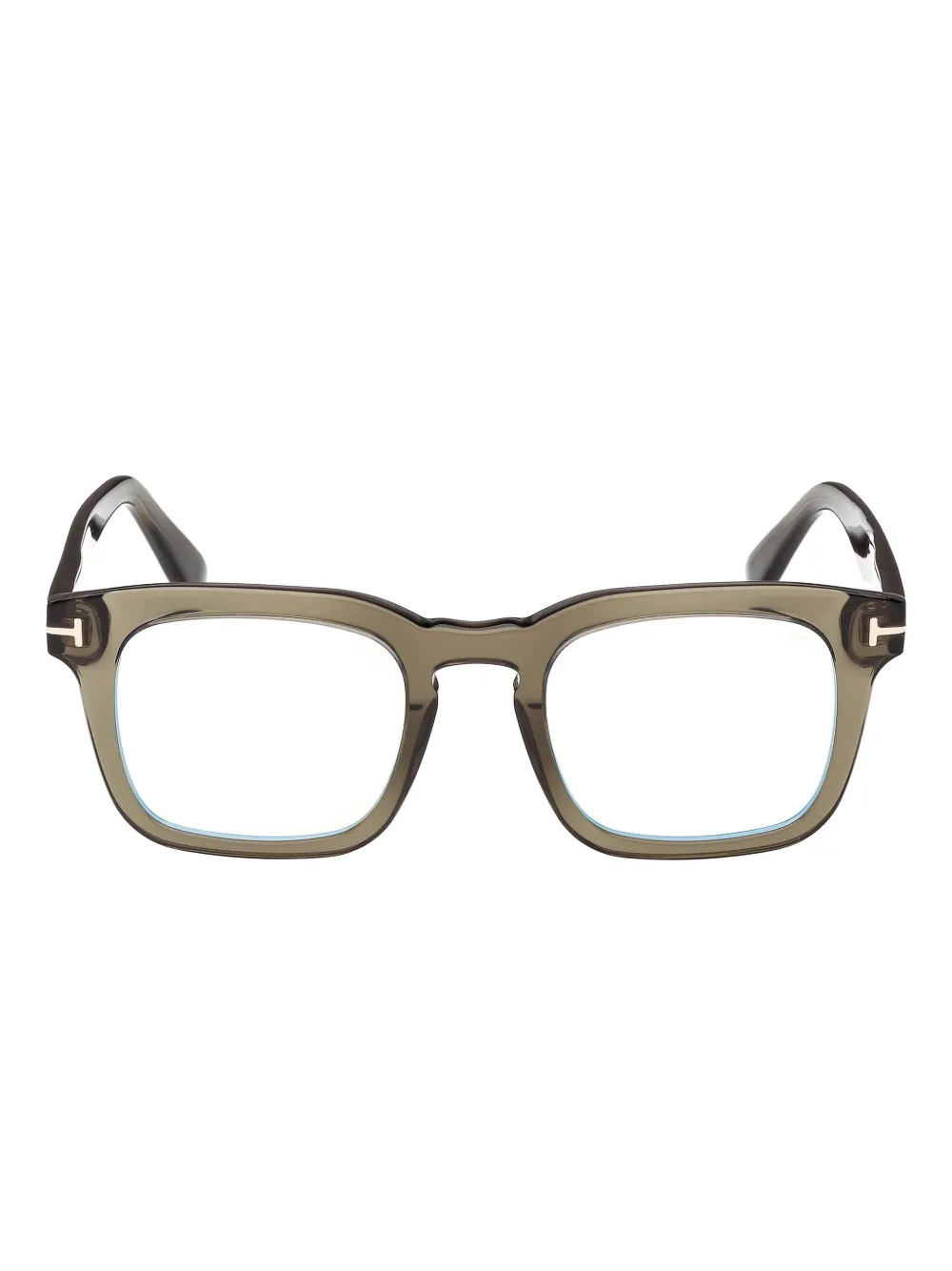 Tom Ford Square-frame Glasses In Green