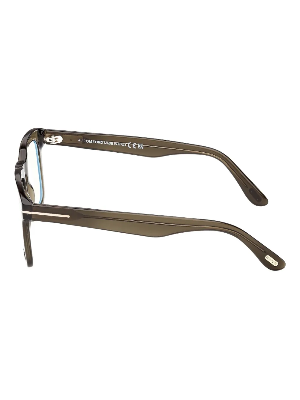 Tom Ford Square-frame Glasses In Green