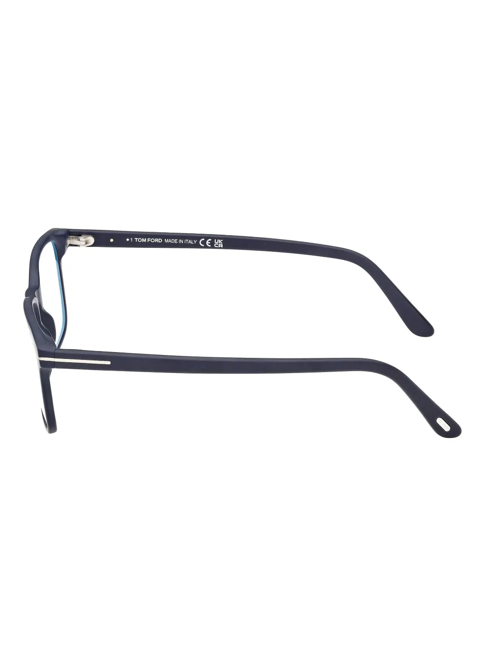 TOM FORD Eyewear Bril met rechthoekig montuur Blauw