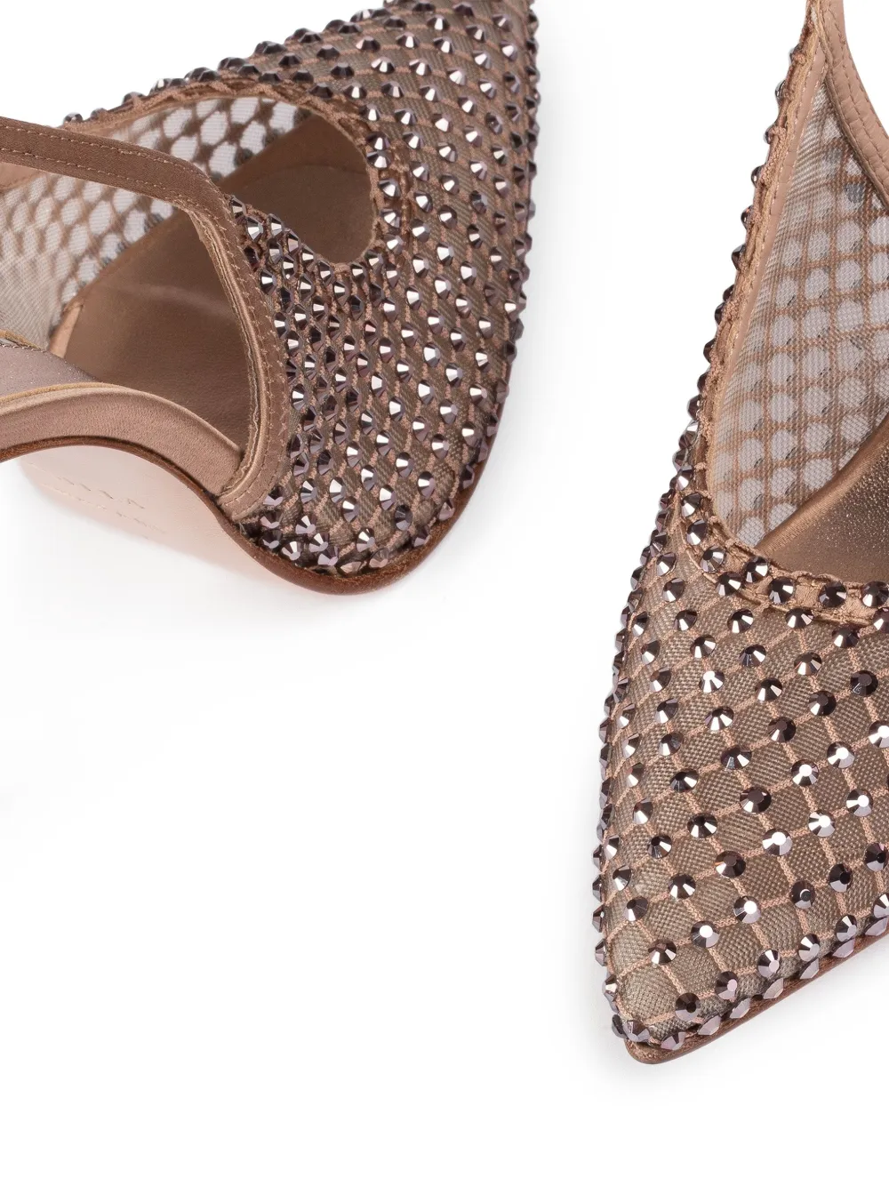 Le Silla 100 mm Gilda slingback pumps Beige