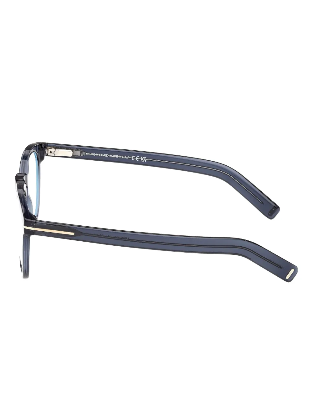 TOM FORD Eyewear Bril met rond montuur Blauw