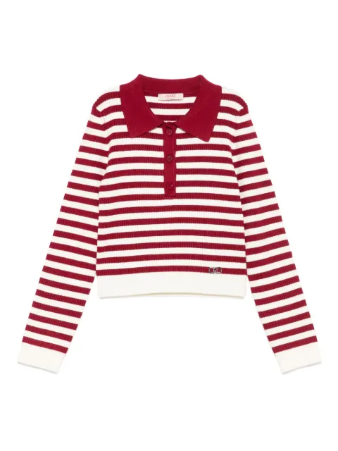 Liu Jo Kids striped polo shirt 