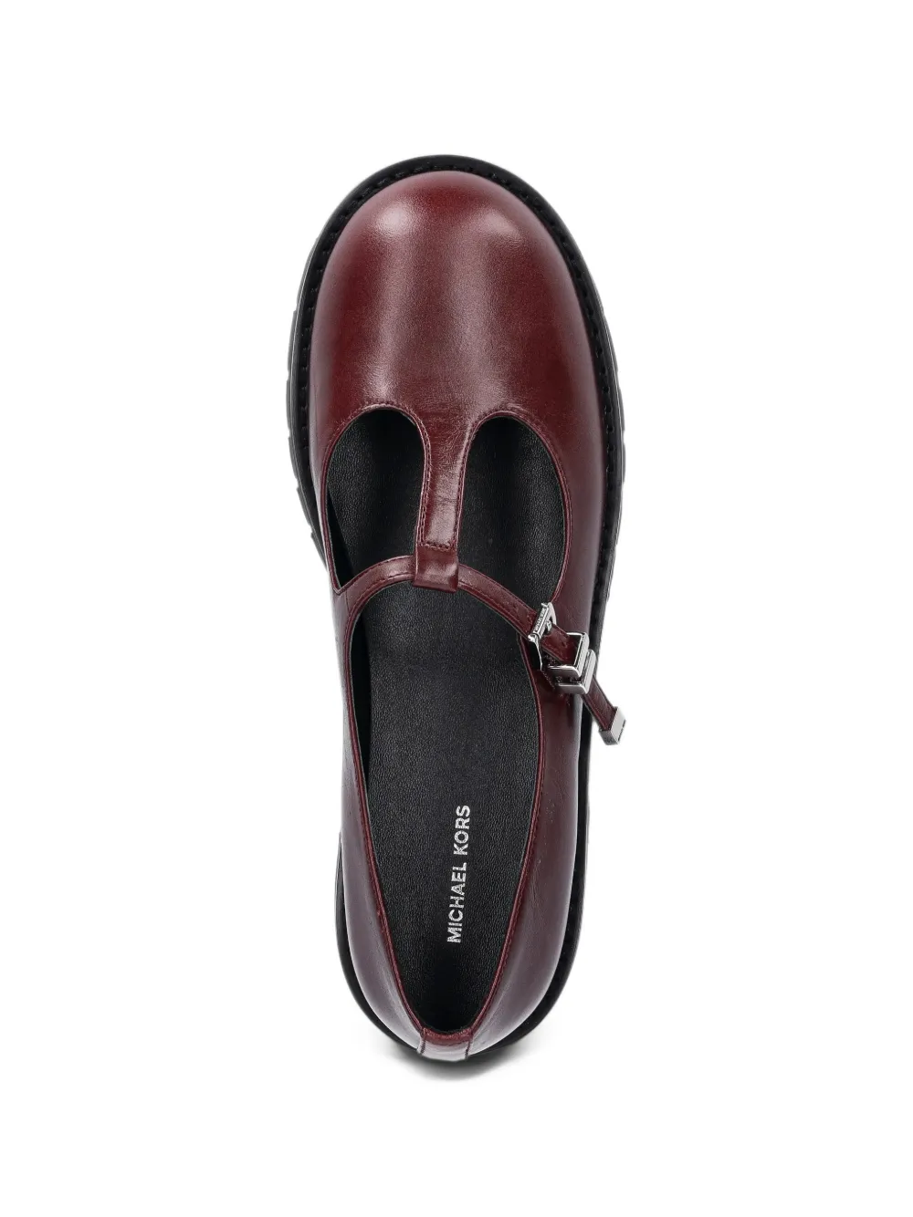 Michael Kors Darrington leather mary jane loafers Rood