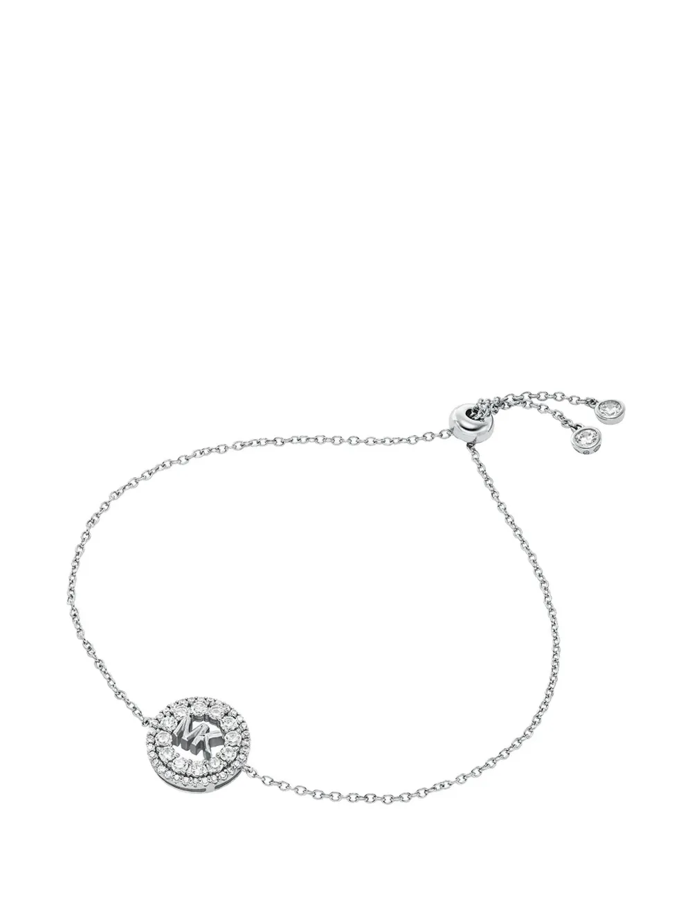 Michael Kors logo-charm bracelet - Argento