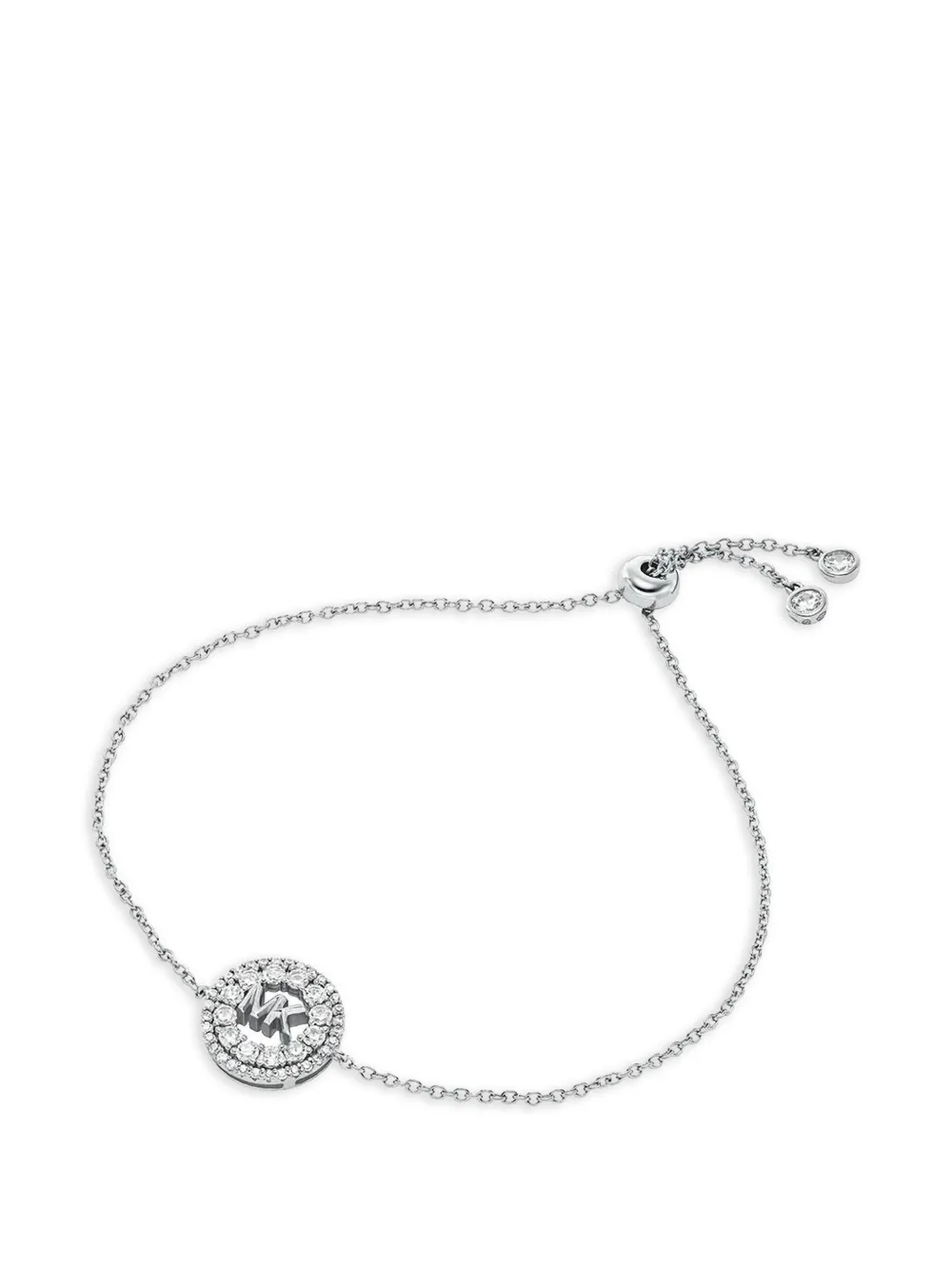 Michael Kors logo-charm bracelet - Argento
