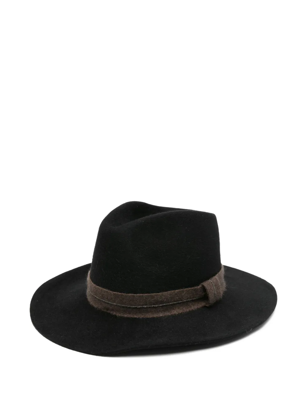Brunello Cucinelli Monili-band Hat In Black