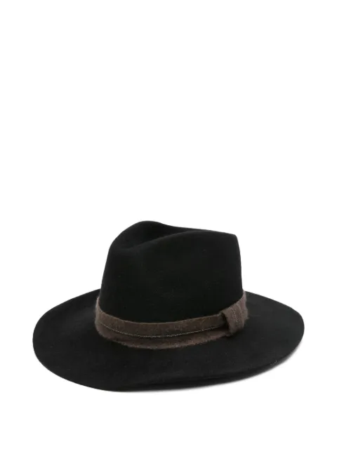 Brunello Cucinelli monili-band hat