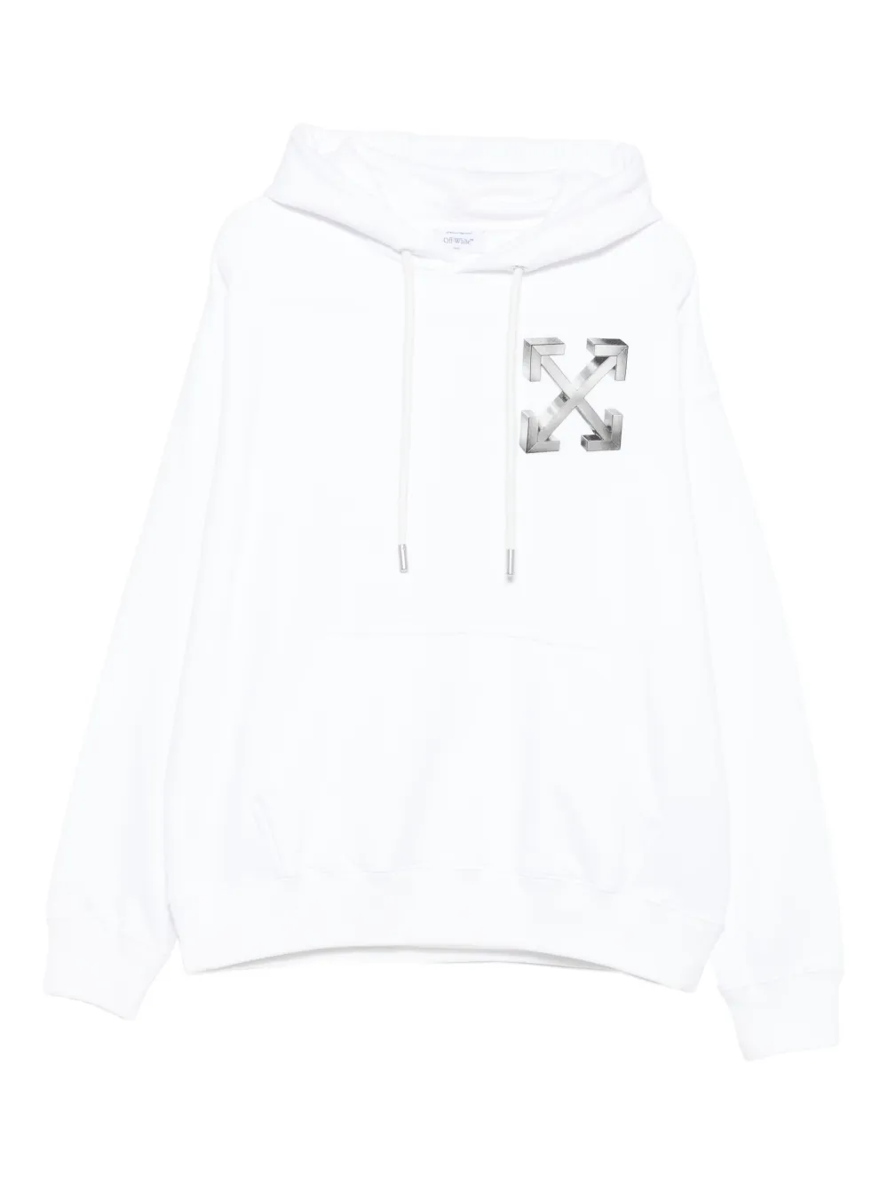 Off-White ロゴ パーカー - ホワイト Off-White ロゴ パーカー - ホワイト