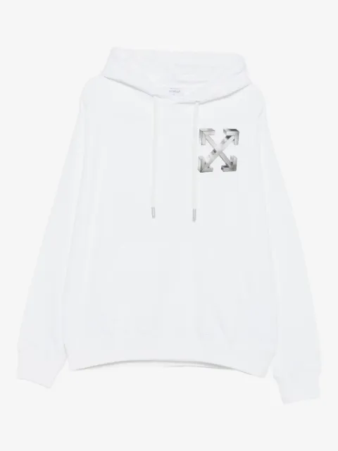 Off-White logo-print hoodie