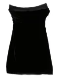 Amen ruched strapless dress - Black