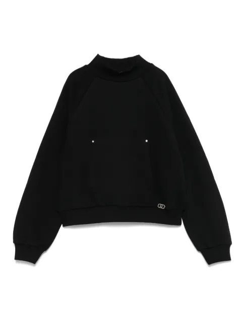 Liu Jo Kids sudadera con placa del logo