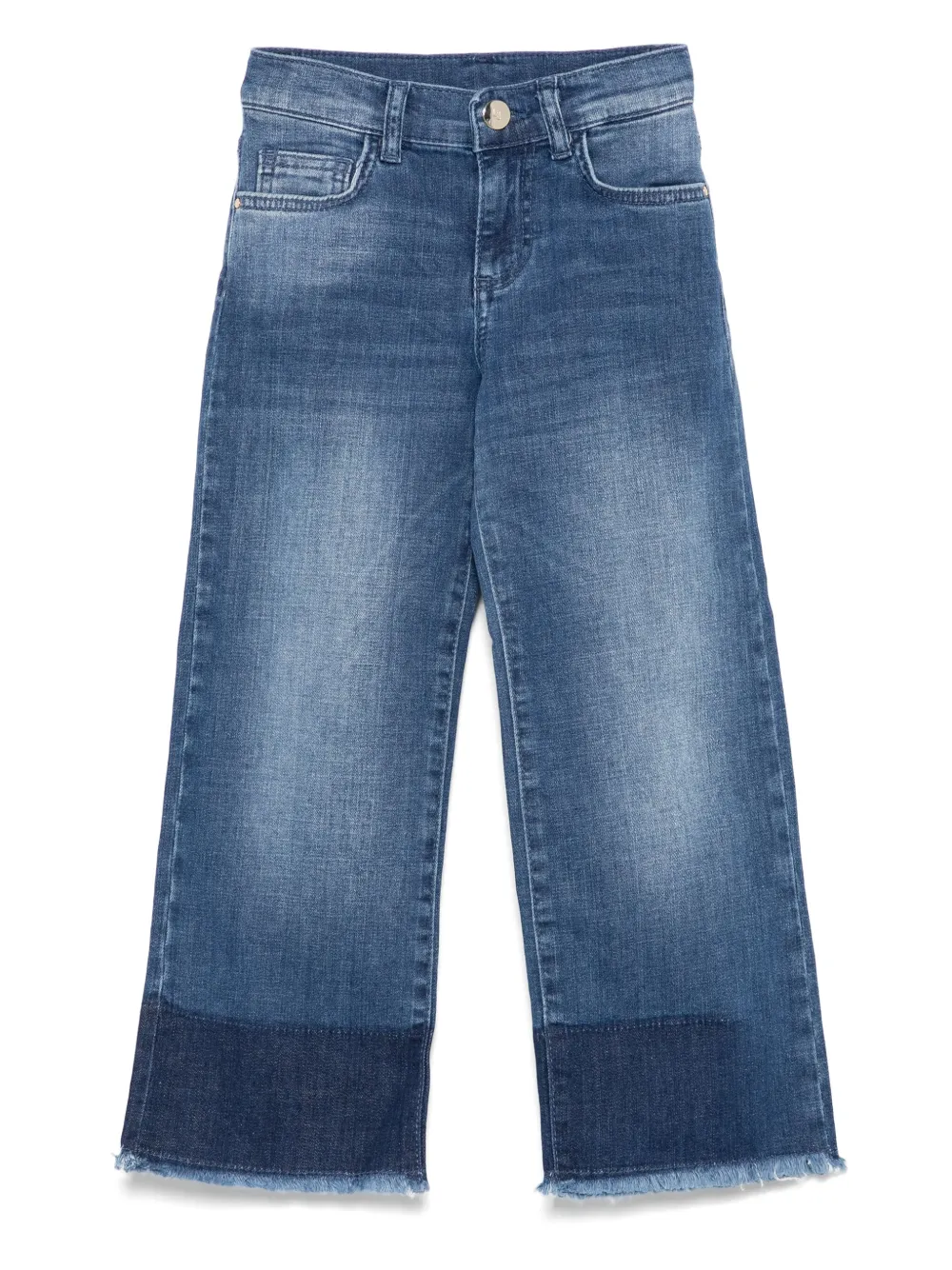 Liu •jo Frayed-hem Jeans In Blue