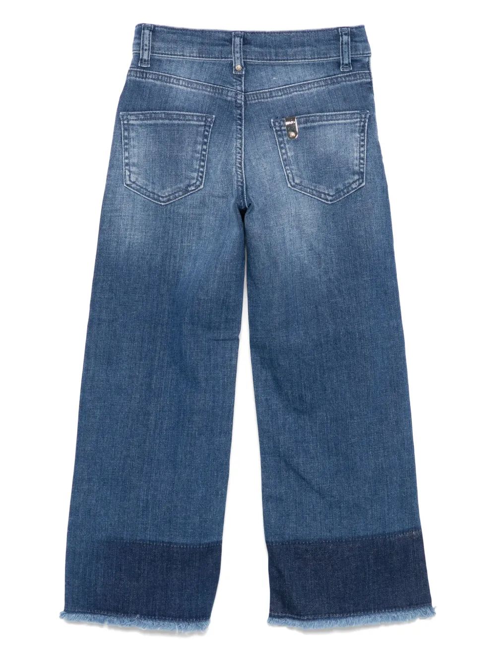 Liu •jo Frayed-hem Jeans In Blue