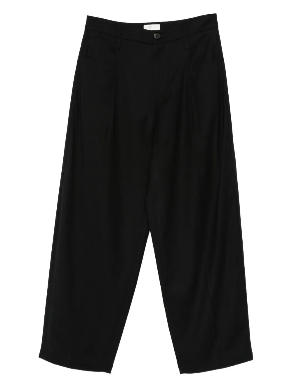 Tela Pleated Trousers In Black