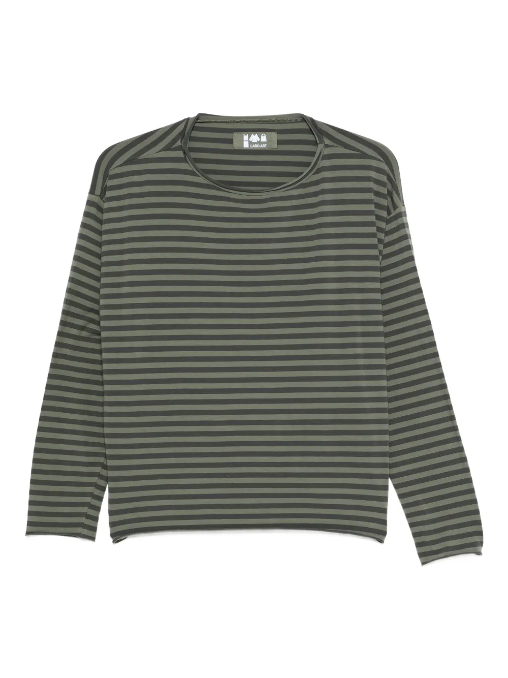 Labo Art Lola striped long-sleeve top - Verde