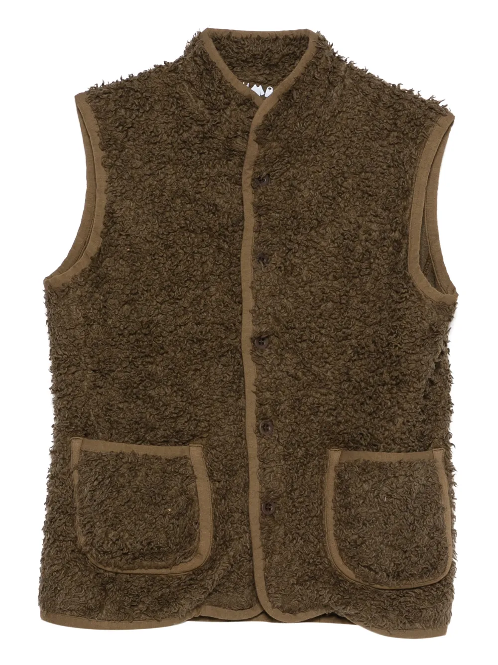 Labo Art buttoned gilet - Brown