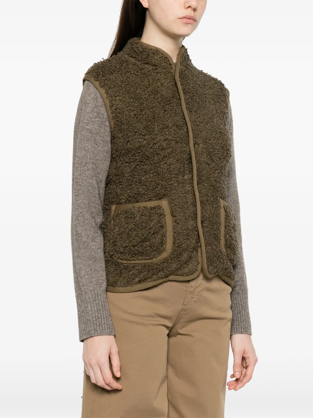  Labo Art Buttoned Gilet - Brown 
