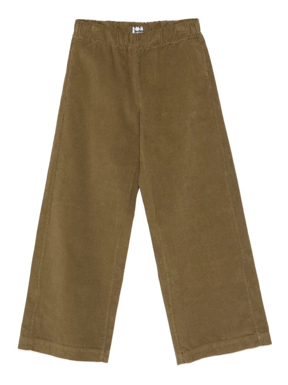 Labo Art corduroy palazzo trousers | Green | Image 1