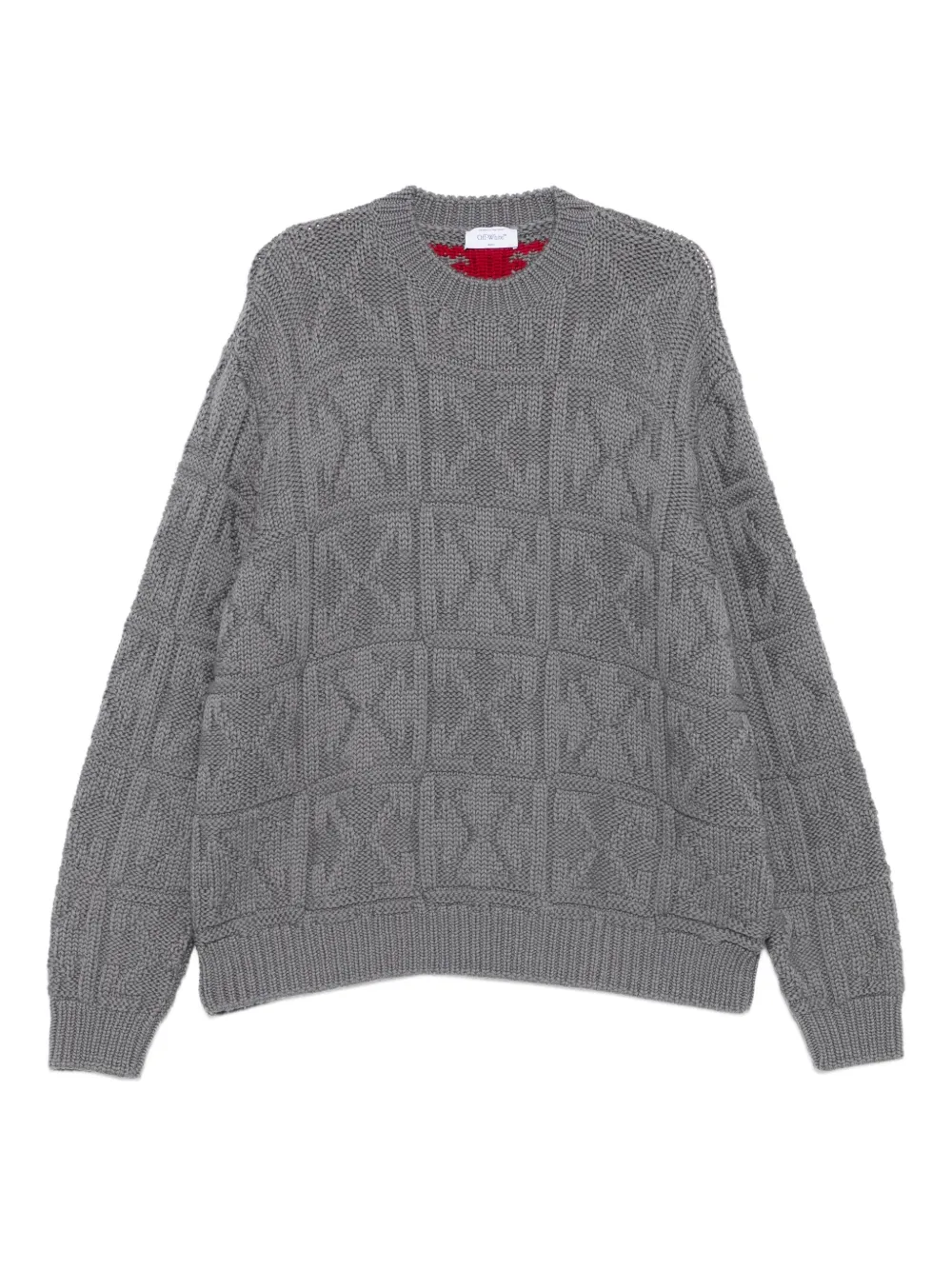 Off-White patterned sweater | Grey | Image 1